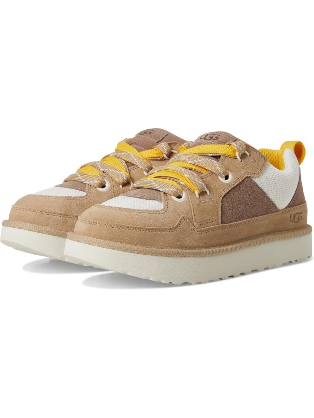 Ugg Men's Summer Wheat Round Toe Comfortable Lace Up Lo Lowmel Fashion Sneakers